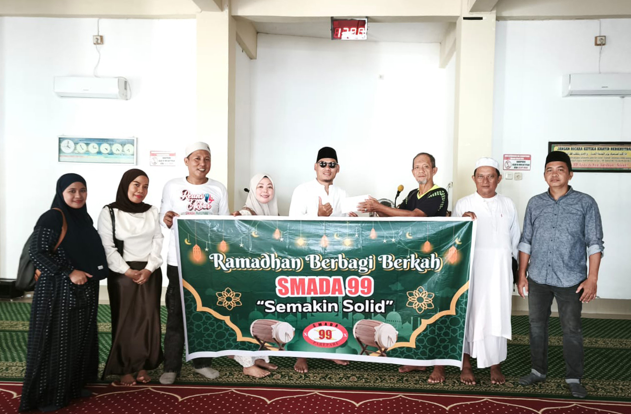 Smada 99 Berbagi Berkah Ramadhan, Bantu Pembangunan Tiga Masjid di Parepare