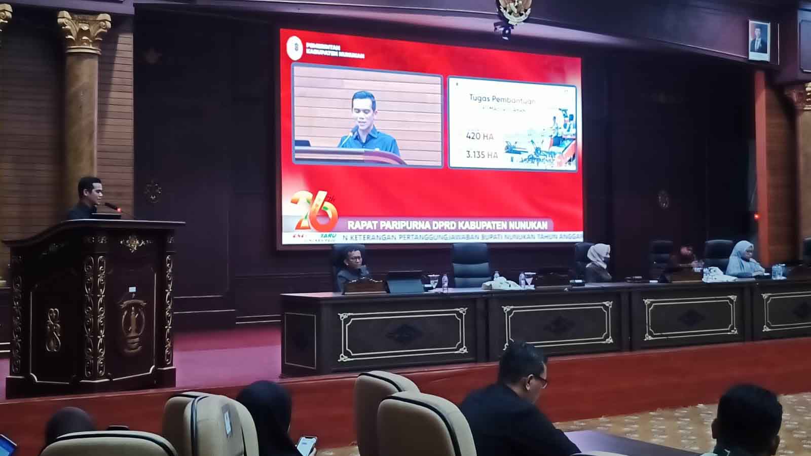 Bupati Nunukan Sampaikan LKPJ 2025