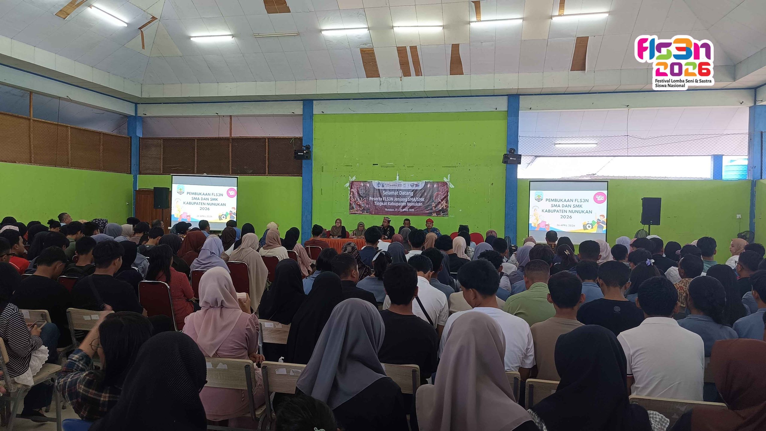 FLS3N 2026 Nunukan Dibuka, Ratusan Siswa SMA SMK Unjuk Kreativitas