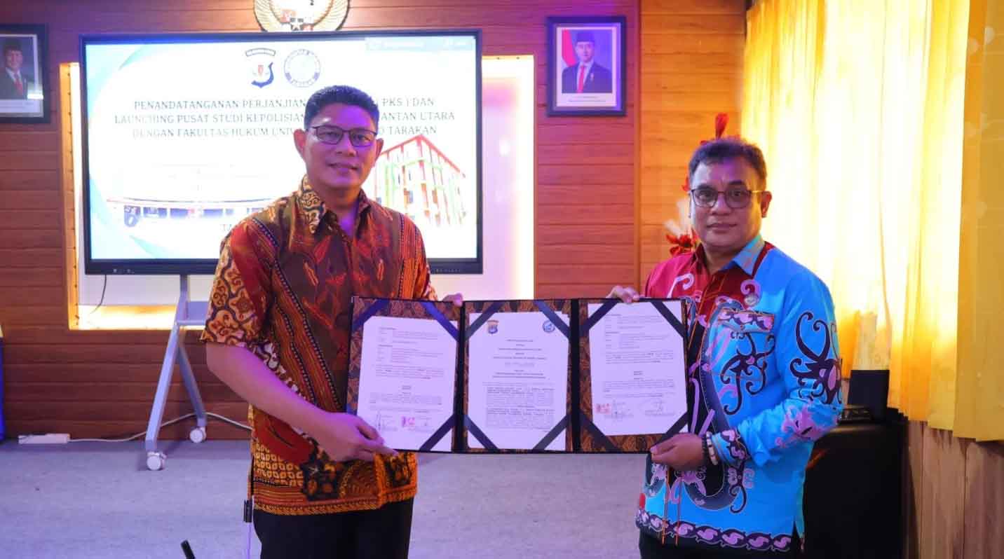 Polda Kaltara dan UBT Launching Pusat Studi Kepolisian