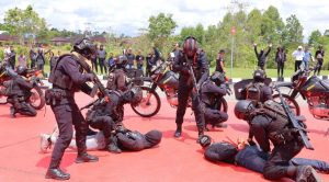 Antisipasi Gangguan Kamtibmas, Personel Polda Kaltara Latihan Praoperasi BKO Nusantara