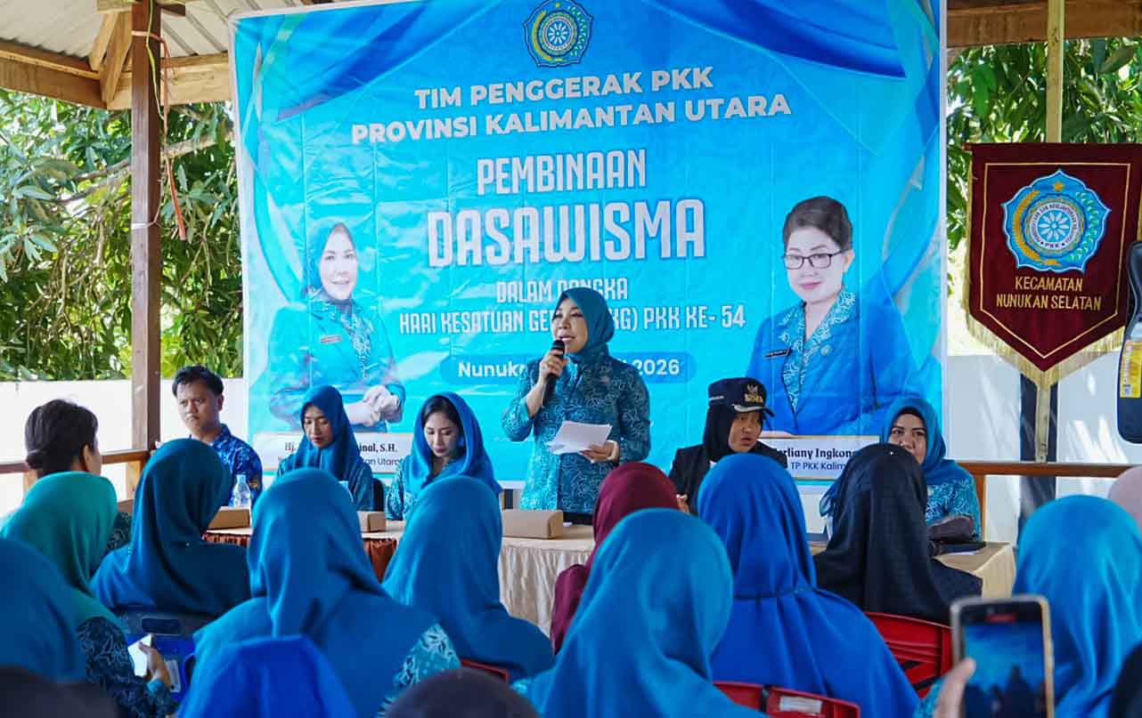 Ketua TP-PKK Kaltara Buka Pembinaan Dasawisma, Perkuat Peran Kader Hingga Tingkat Kelurahan