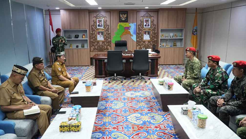 Audiensi Bersama Kopassus, Wagub Dorong Sinergi dan Pembangunan Daerah