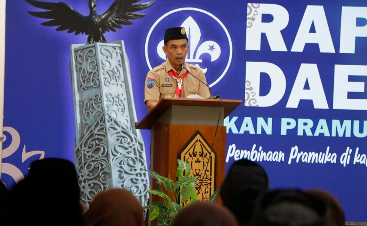 Sekprov Buka Rakerda Pramuka 2026, Bahas Kesiapan Tuan Rumah PWN
