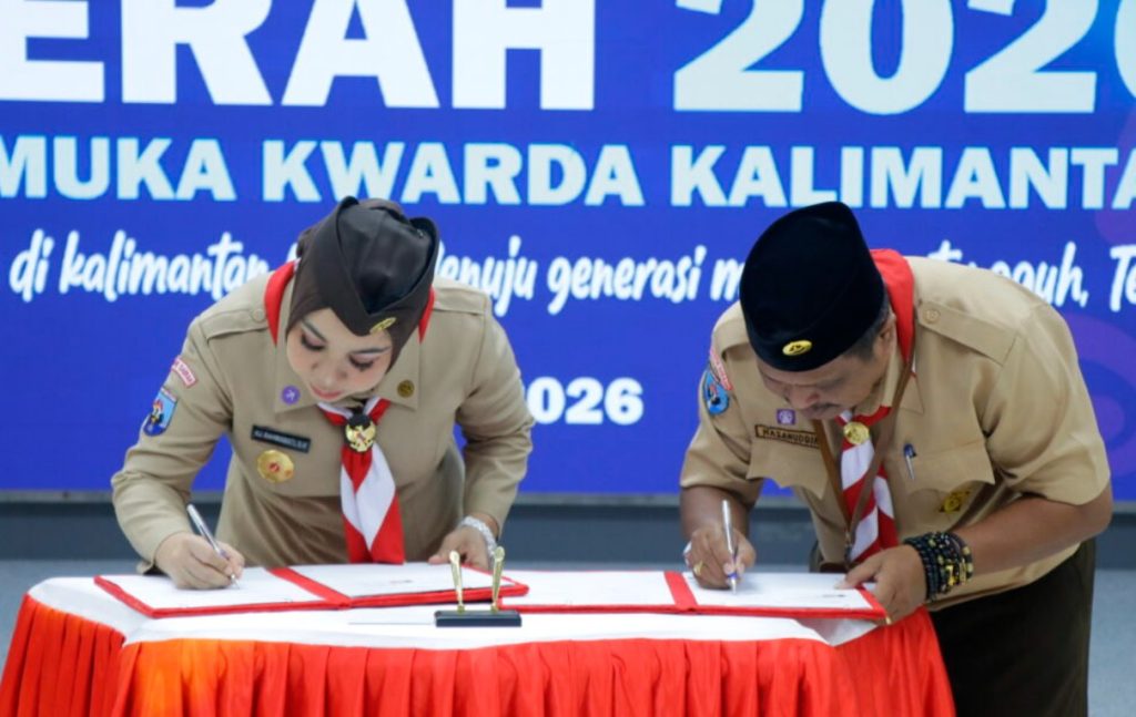 Kwarda Pramuka Kaltara Teken MoU Wujudkan 1.000 Pramuka Garuda