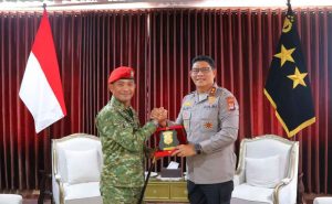 Kapolda Kaltara Terima Kunjungan Dan-Grup 4 Kopassus