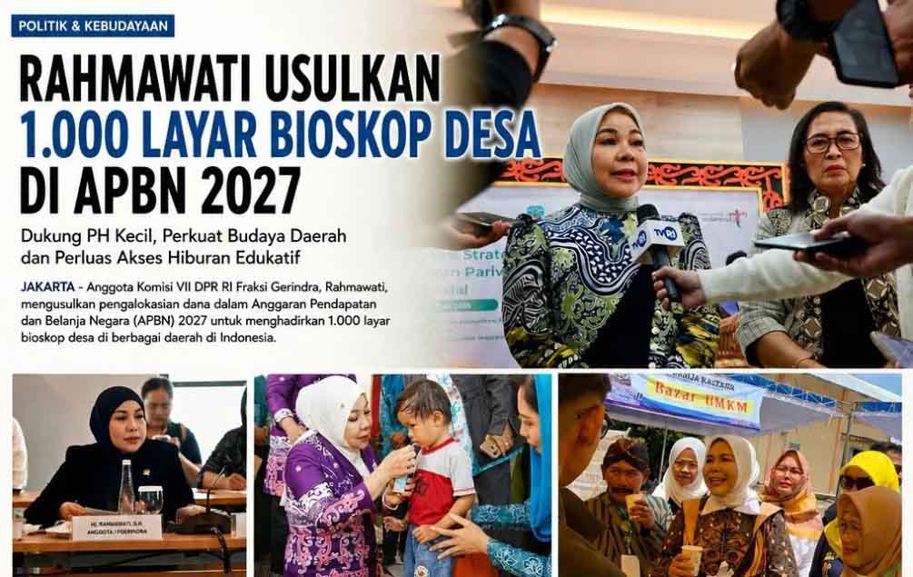 Komisi VII DPR RI Bahas Bioskop Desa, Rahmawati Dorong Pemerataan Distribusi Film Nasional
