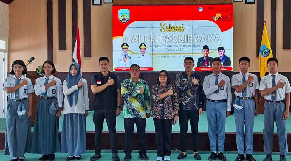 Seleksi Paskibraka Kaltara 2026 Ditutup, Enam Putra Putri Terbaik Lanjut ke Tingkat Nasional