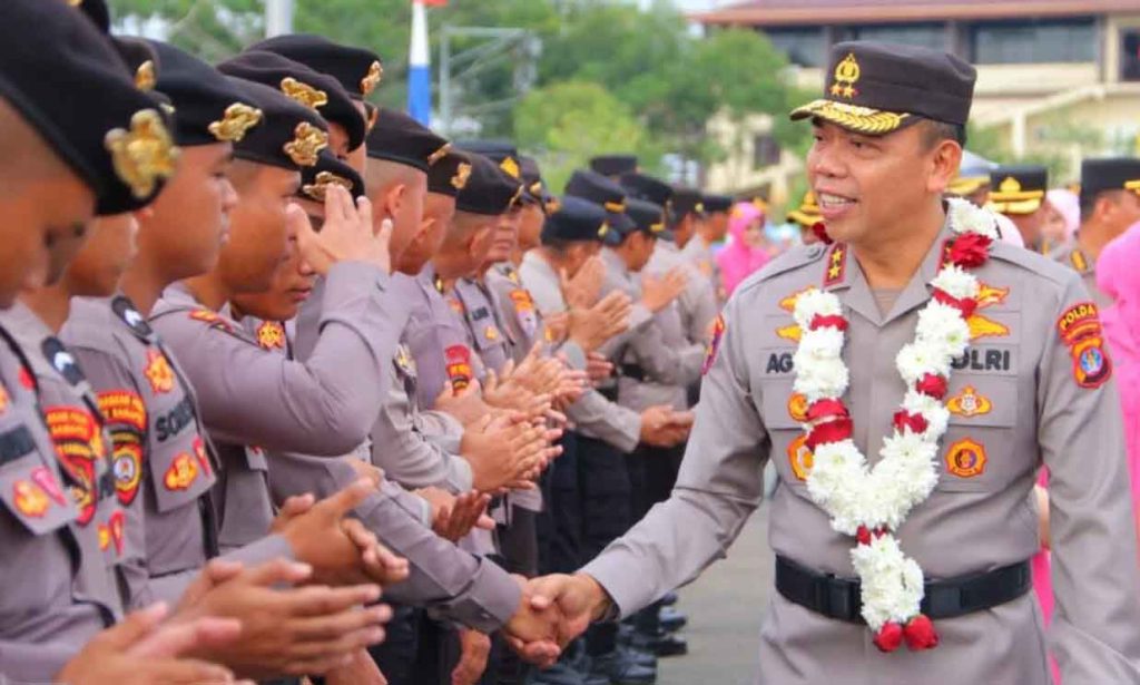 Awali Tugas Sebagai Kapolda, Irjen Pol Agus Wijayanto Disambut di Polda Kaltara