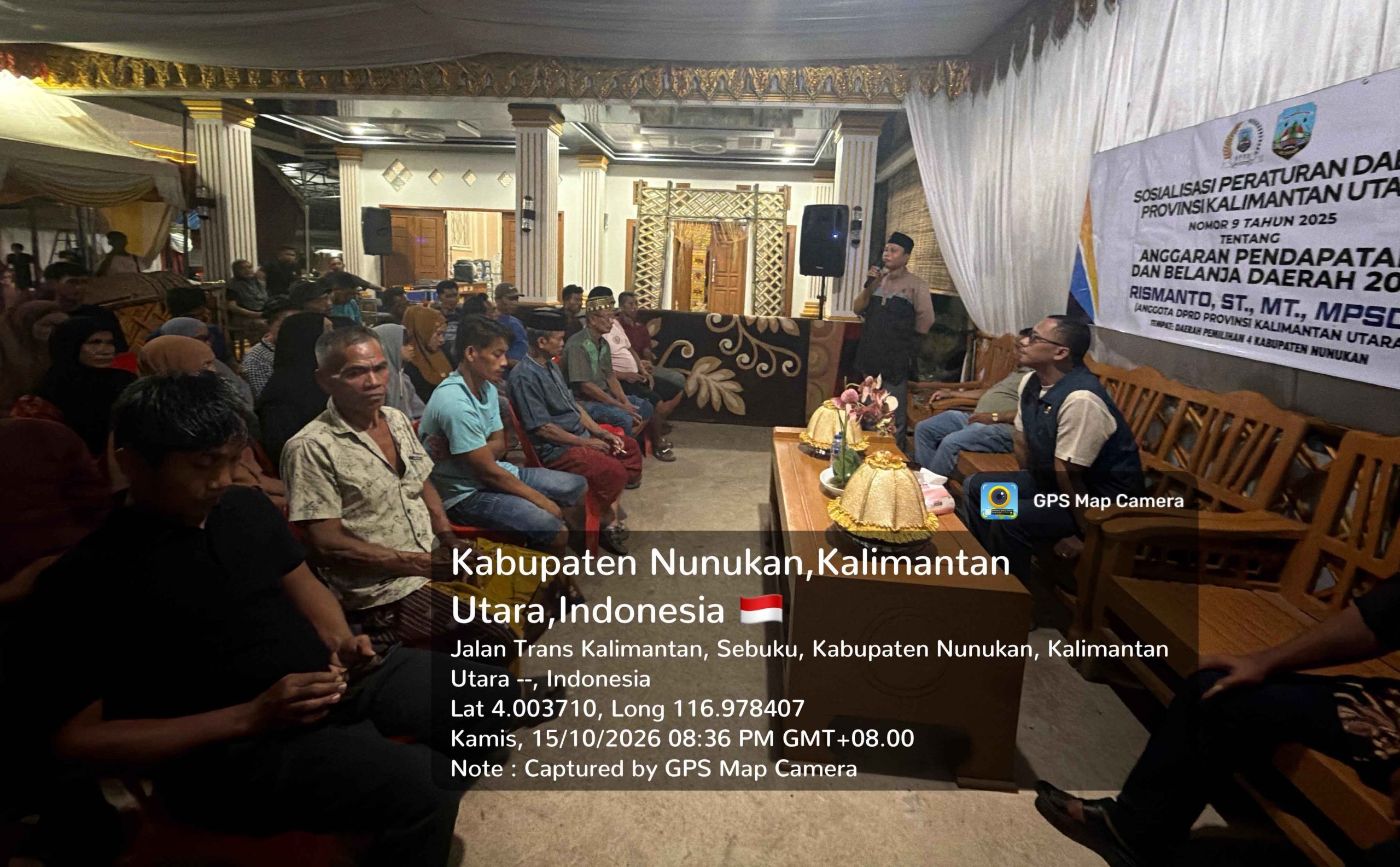 Rismanto Ajak Masyarakat Sebuku, Awasi Pelaksanaan APBD Provinsi
