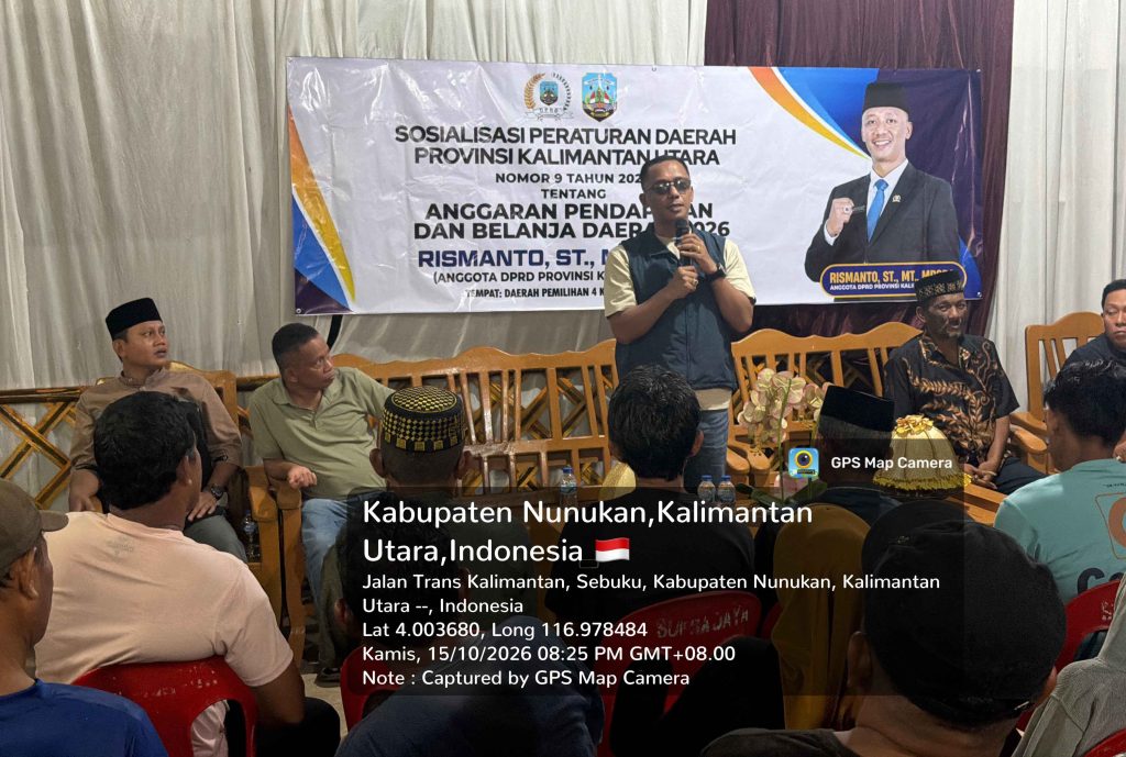 Sosialisasi Perda APBD Kaltara, Rismanto Dorong Pengawasan Masyarakat