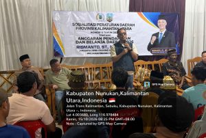 Sosialisasi Perda APBD Kaltara, Rismanto Dorong Pengawasan Masyarakat