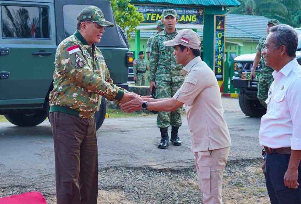 Sambut Lawatan Menhan, Irwan Sabri Sampaikan Usulan Infrastruktur Pertahanan Perbatasan