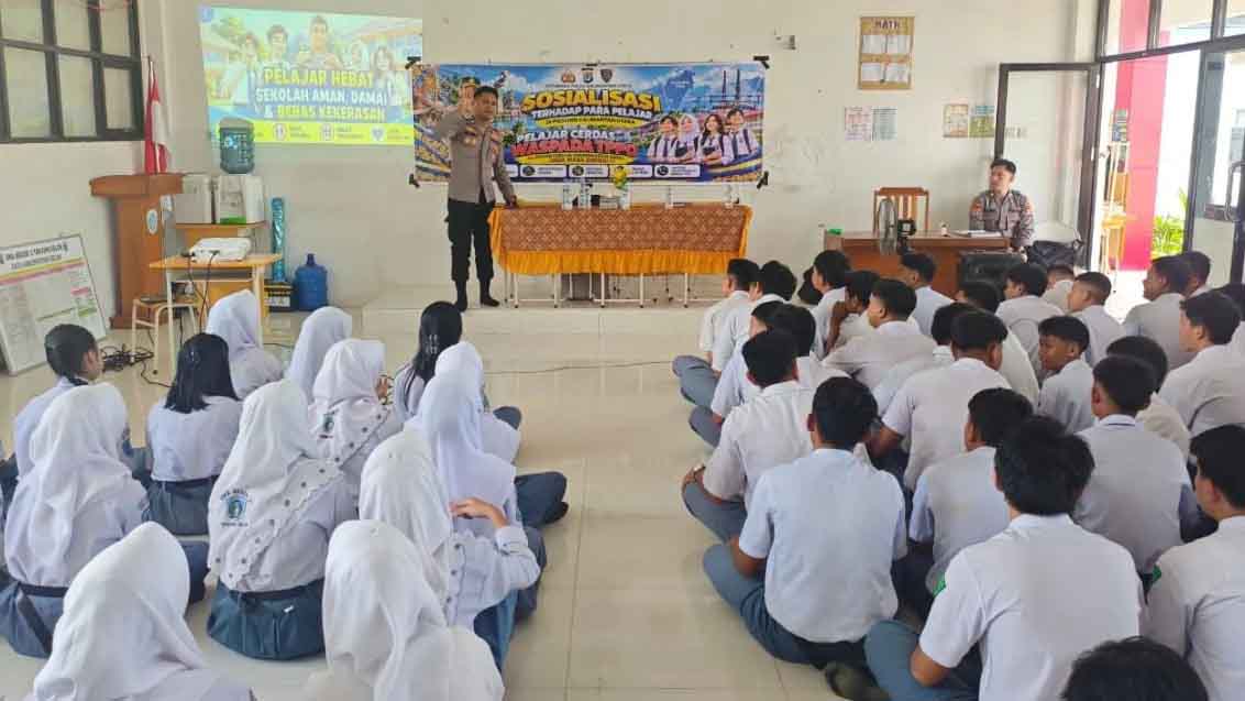 Ditbinmas Polda Kaltara Edukasi Siswa SMAN 2 Tanjung Selor soal Bullying hingga TPPO