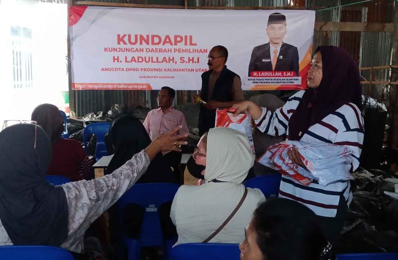 Kundapil DPRD Kaltara, H. Ladullah Tampung Keluhan Warga Nunukan