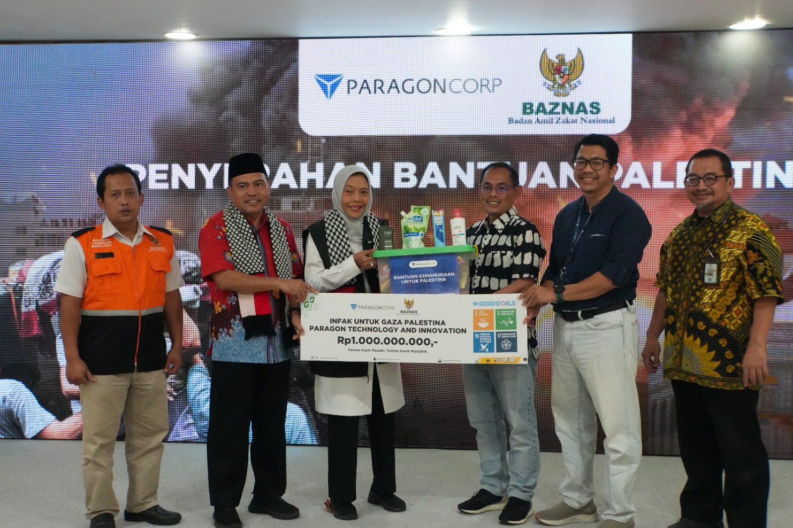 ParagonCorp Bantu Masyarakat Palestina Rp1 Miliar.