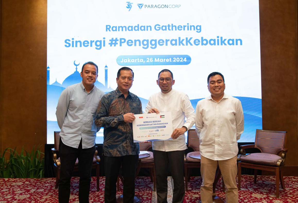 2024 - Kick Off Penyerahan Bantuan Kemanusiaan _Berbagi Berkah Kebermanfaatan Ramadan_ untuk Palestina Bersama CEO ParagonCorp, Kemenlu, dan Kitabisa.com