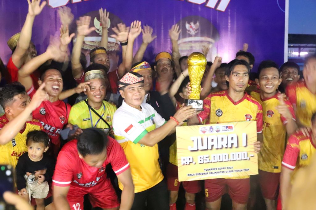 Gubernur Berharap Sepak Bola Bangkitkan Dunia Olahraga Kaltara.