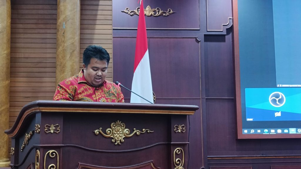 Rapat Paripurna Penetapan Panitia Khusus Penyelesaian Rumah Jabatan Bupati Nunukan.