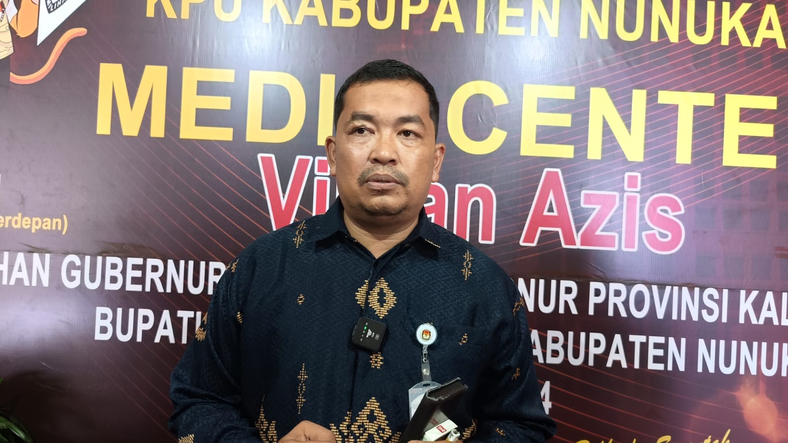 Komisioner KPU Nunukan, Devisi Teknis Penyelenggara Pemilu, Rahman SE