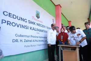 Resmikan Gedung SMKN 1 Bunyu, Wujud Komitmen Pemprov Kaltara Pada Dunia Pendidikan.