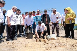 Gubernur Kaltara Letakkan Batu Pertama Pembangunan SLB Negeri Bunyu