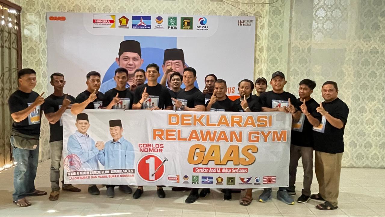 Pilkada Nunukan 2024, Relawan GYM Optimis Andi M Akbar-Serfianus Menang