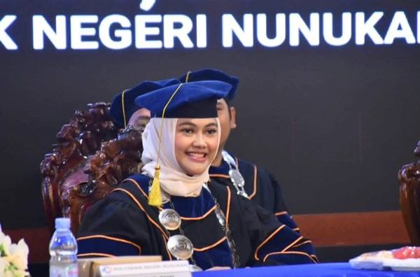 Bupati Laura Hadiri Sidang Senat Terbuka Wisuda Politeknik Negeri Nunukan Tahun 2024