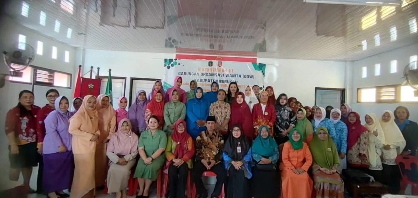 Musyawarah III Gabungan Organisasi Wanita (GOW) Kabupaten Nunukan Tahun 2024 Resmi Dibuka.