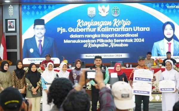Pjs. Gubernur Kalimantan Utara Buka Rakor Pilkada Serentak Tahun 2024 di Kab. Nunukan