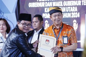 KPU Kaltara Tetapkan Pasangan Gubernur dan Wakil Gubernur Terpilih pada Pilkada 2024