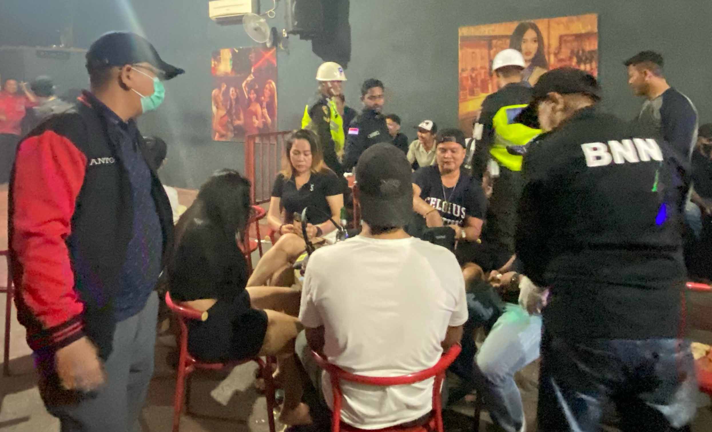 BNNK Nunukan Tes Urine Pengunjung THM