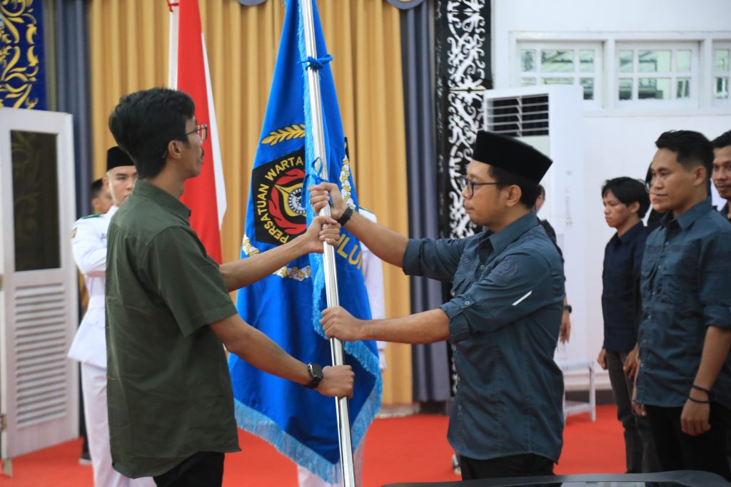 Bendera PWI Berkibar Di Kabupaten Bulungan.