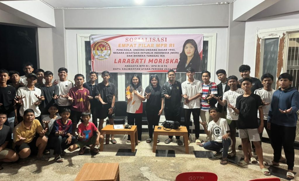 Larasati Moriska Harap Pemuda Kaltara Tanamkan Pilar Kebangsaan di Perbatasan