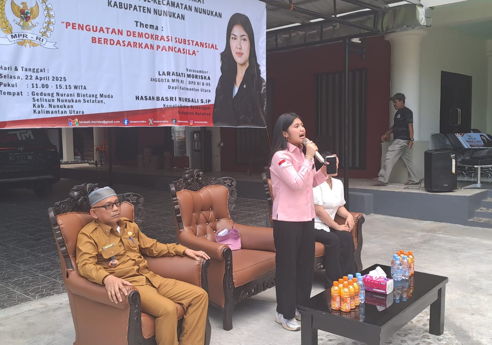 Mejaringan Aspirasi Oleh Senator DPD / MPR RI Larasati Moriska