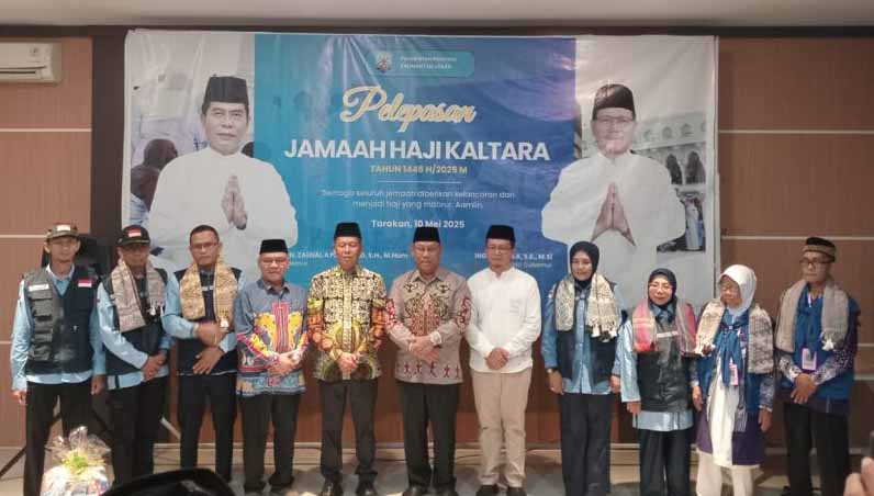 Pemprov Kaltara Lepas Keberangkatan 416 Calon Jemaah Haji, Doakan Kaltara Di Tanah Suci