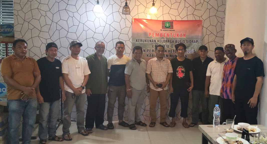 H. Ladullah Terpilih Sebagai Ketua Kebugis Sidrap Di Nunukan