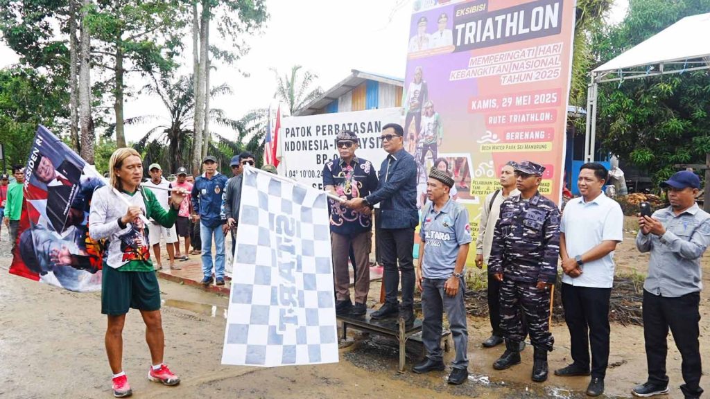 Gubernur Buka Eksibisi Triathlon 2025, Momentum Membangun Wilayah Perbatasan