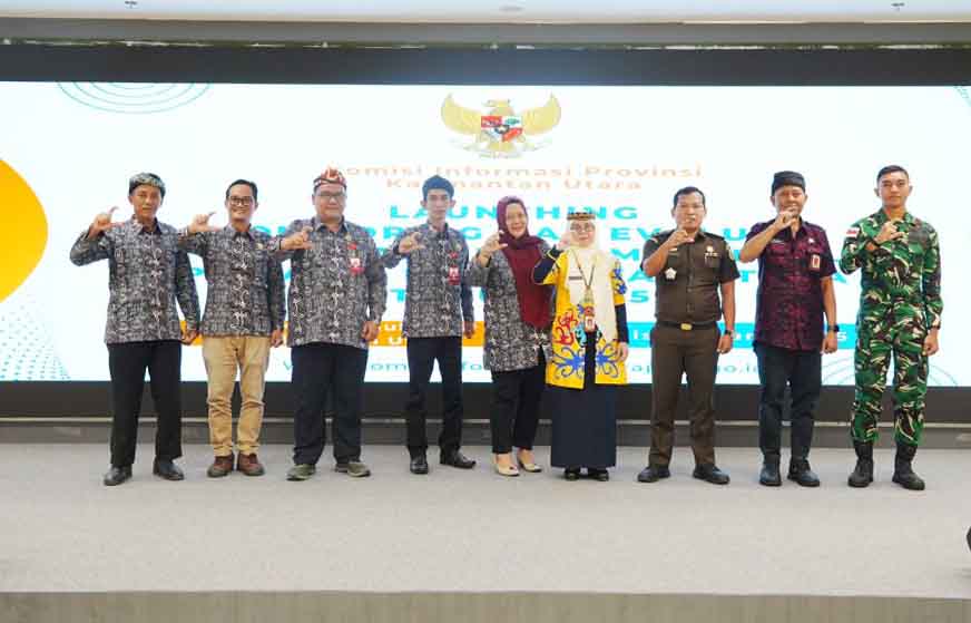 Pemprov Kaltara Luncurkan Monev Keterbukaan Informasi Publik 2025