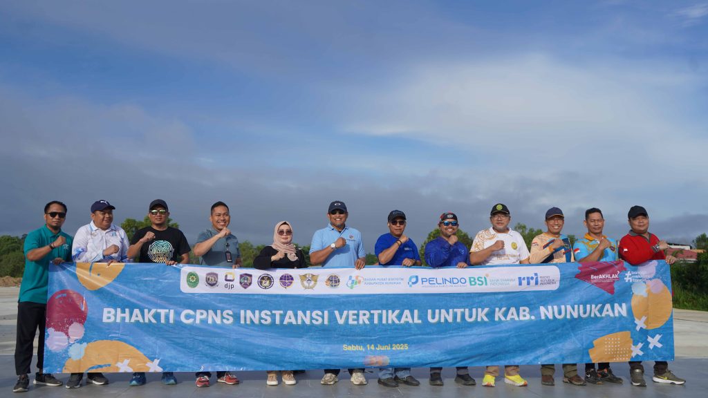 Aksi BPS Nunukan dalam Bhakti CPNS Instansi Vertikal