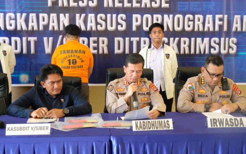 Polda Kaltara Tangkap Pelaku Pornografi Anak di Mojokerto, Korban Alami Trauma