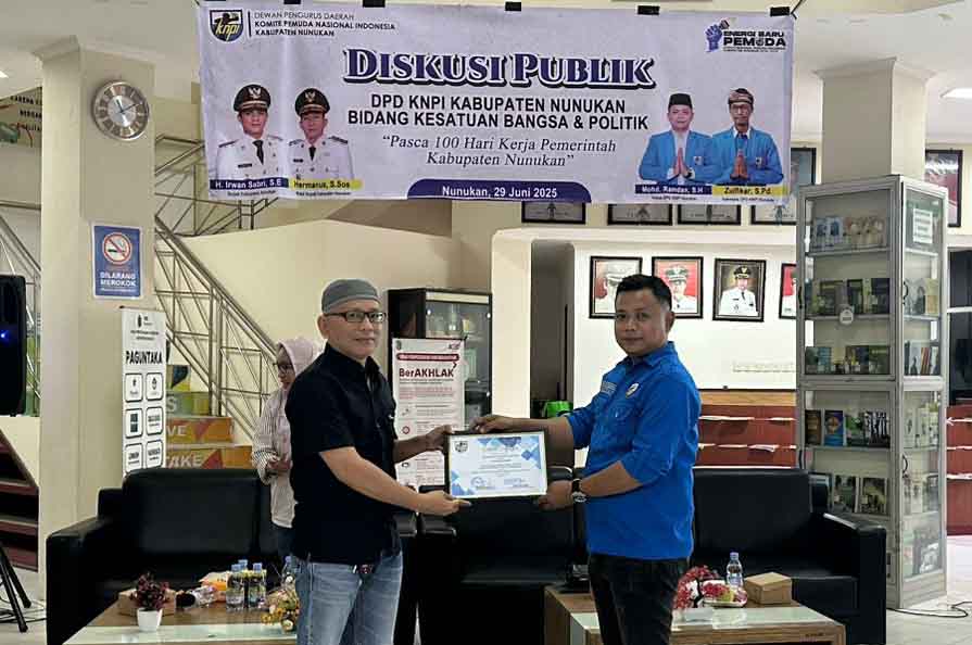 DPD KNPI Nunukan Gelar Diskusi Publik, Apresiasi 100 Hari Kerja Pemkab