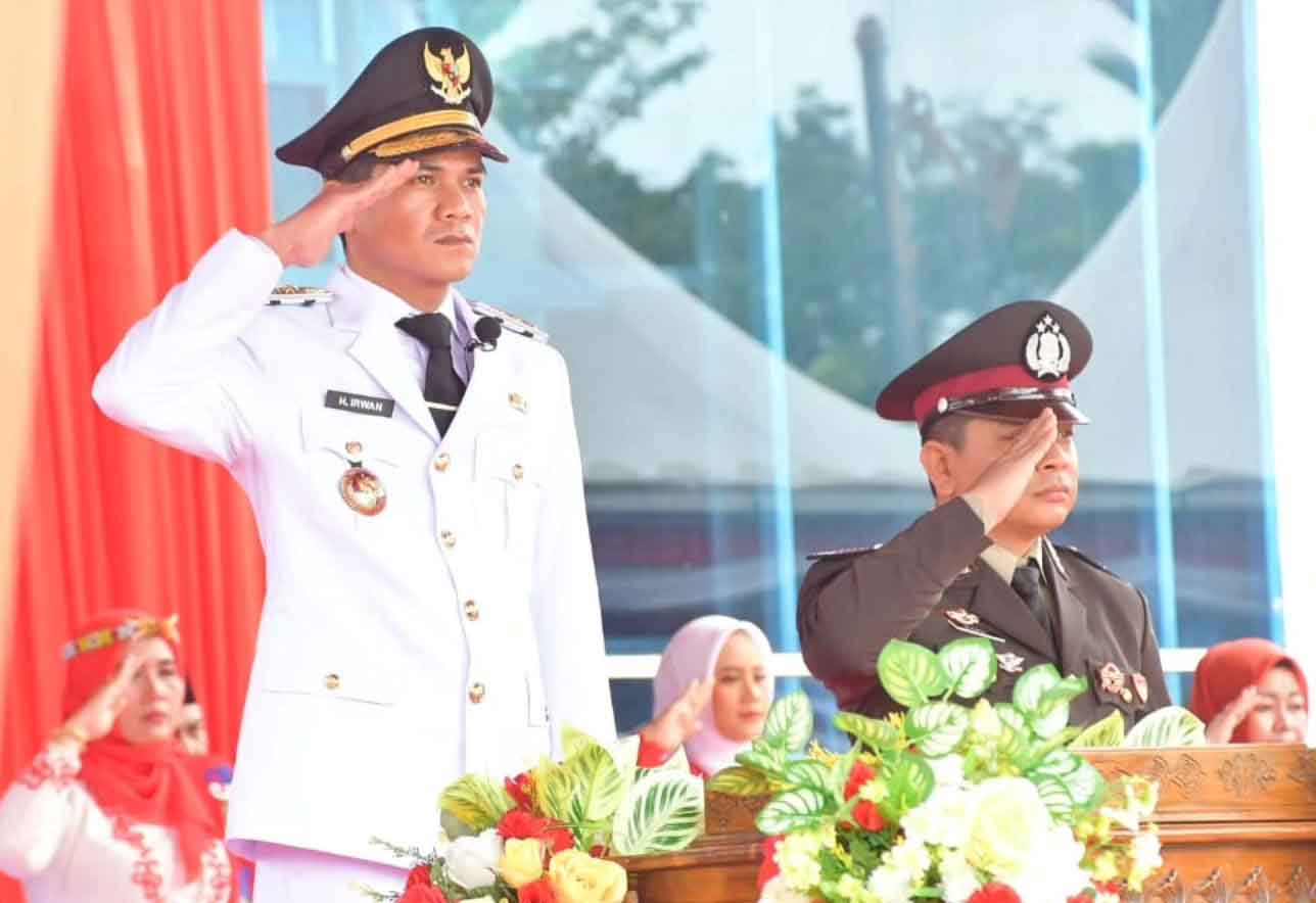 Bupati Nunukan Pimpin Upacara HUT RI Ke-80, Semangat Kemerdekaan Momentum Kesejahteraan di Perbatasan