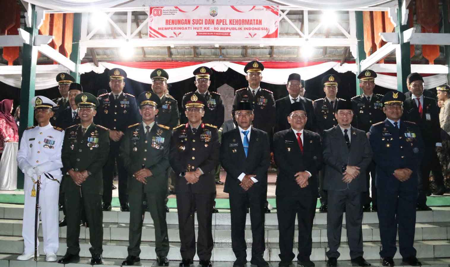 Kapolda Kaltara Menghadiri Upacara Apel Kehormatan dan Renungan Suci