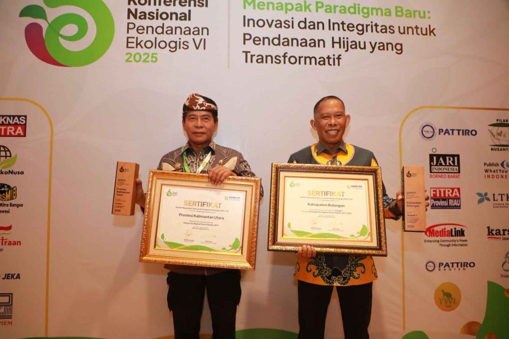 Lagi, Pemprov Kaltara Raih Penghargaan Pelopor EFT 2025