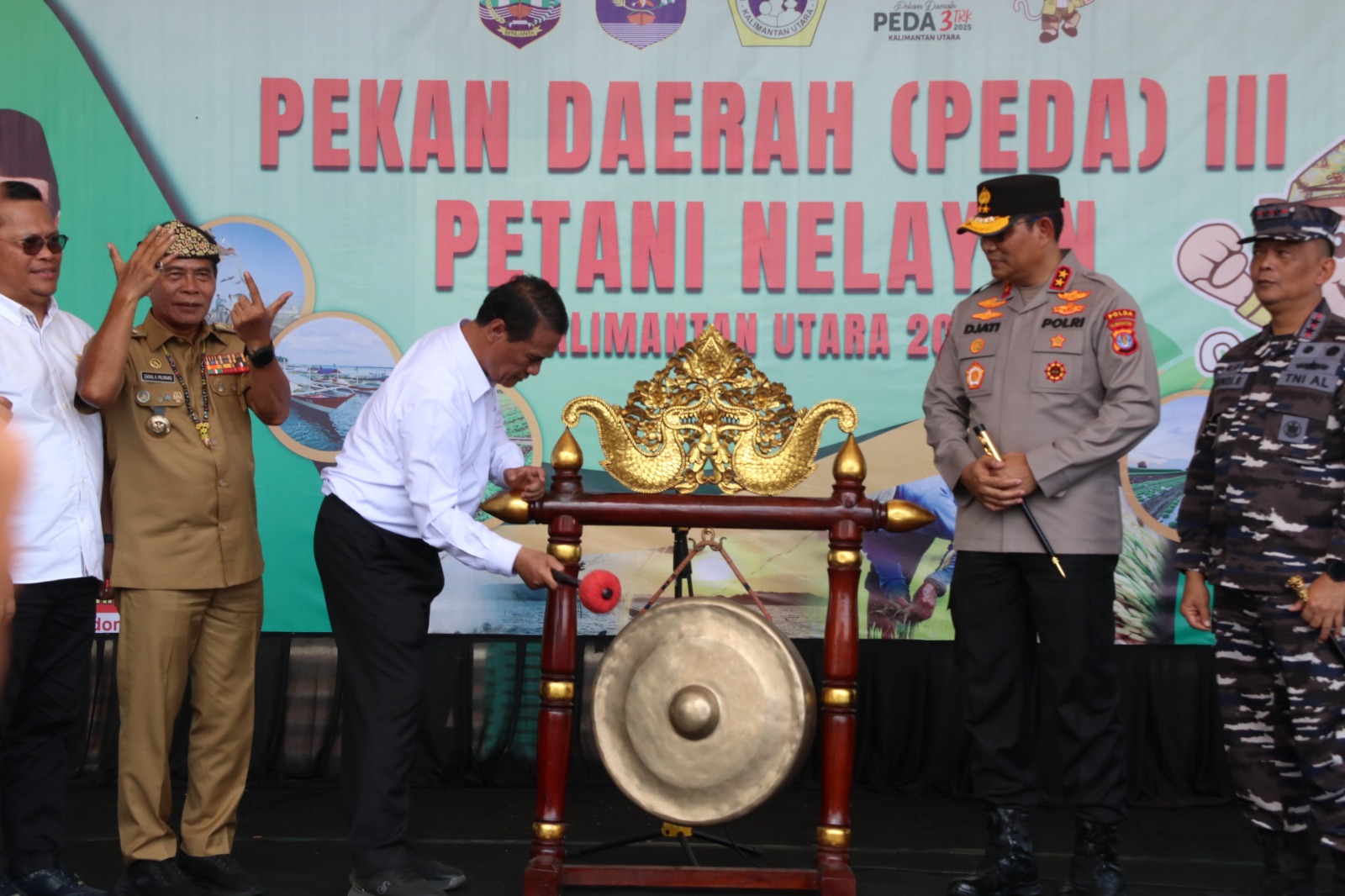 Kapolda Kaltara Hadiri PEDA III Petani Nelayan Kalimantan Utara