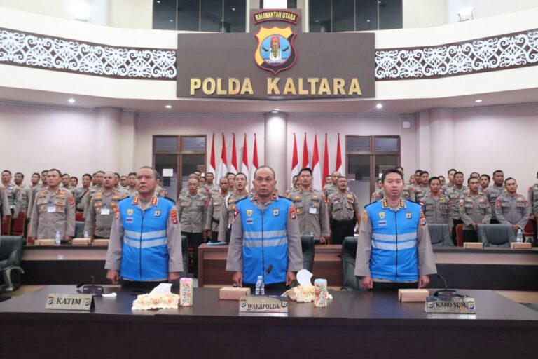 Wakapolda Kaltara Pimpin Acara Pengambilan Sumpah dan Pakta Integritas Seleksi Pendidikan Polri TA. 2025