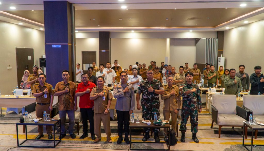 Pemprov Susun Dokumen Rencana Kontingensi Penanggulangan Bencana Karthutla Kaltara