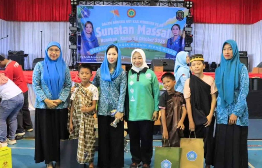 Rayakan HUT ke-26, TP PKK Nunukan dan Dinkes Gelar Sunatan Massal