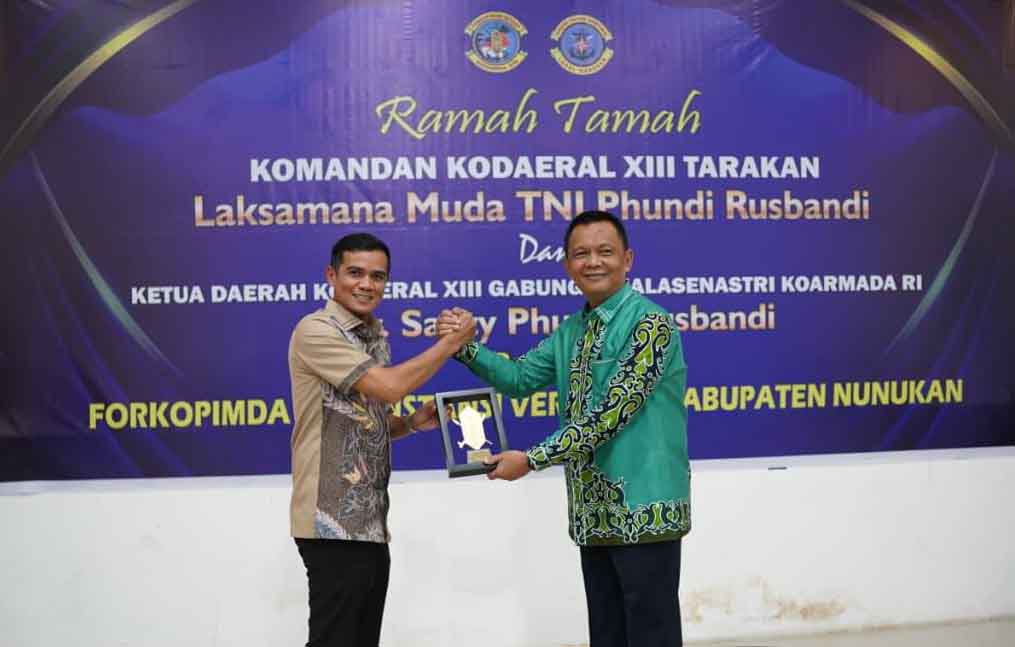 Bupati Nunukan Sambut Dankodaeral XIII Tarakan, Bersinergi Kuatkan Keamanan Laut Perbatasan